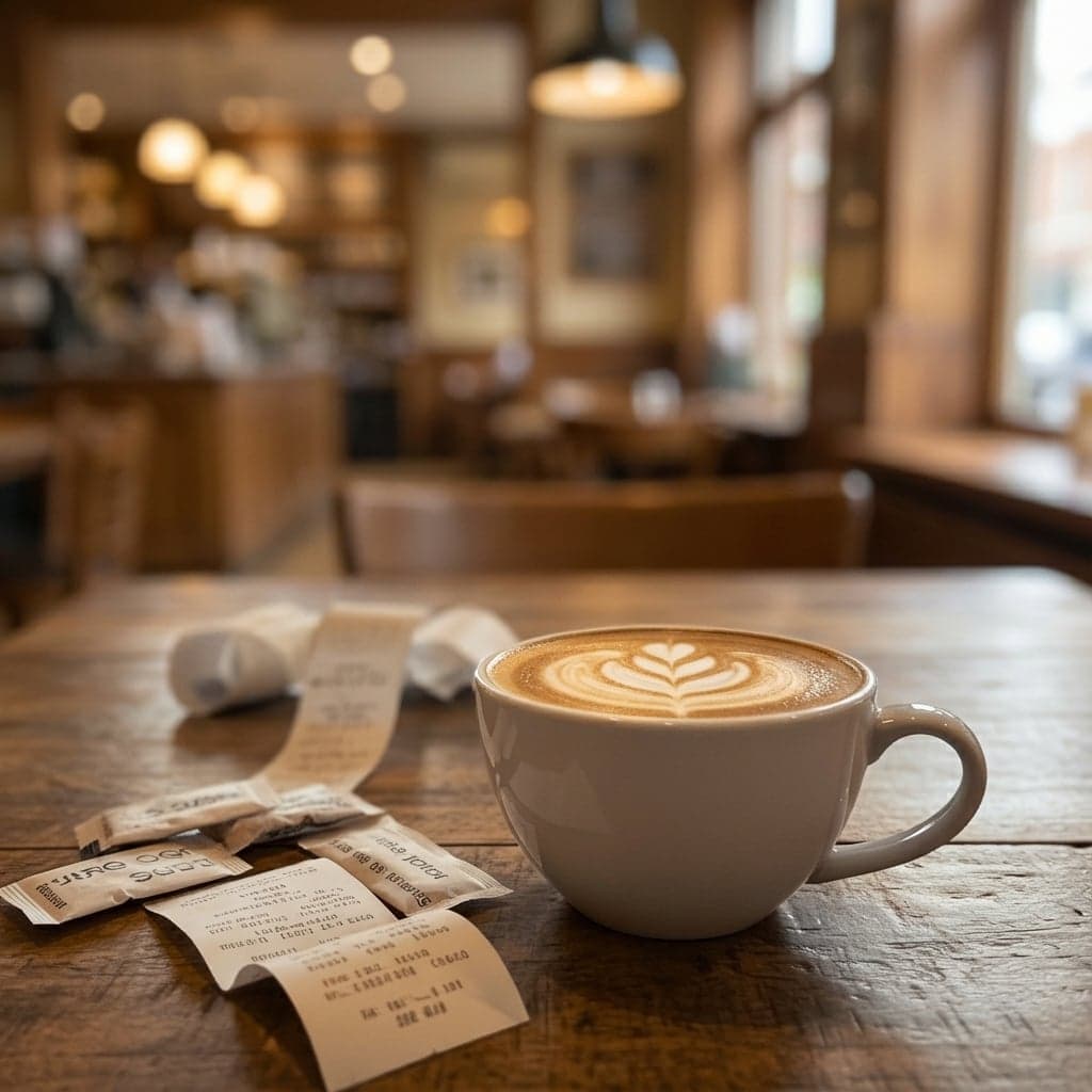 Coffee after AI enhancement - professional quality