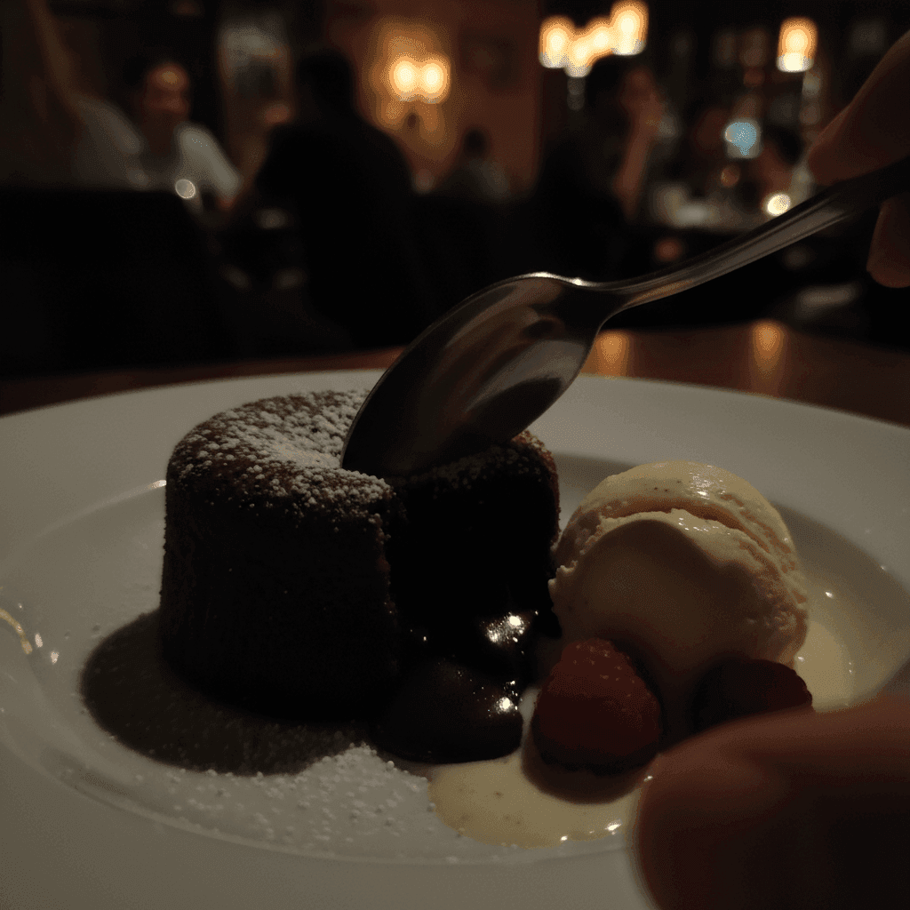 Dessert before enhancement - amateur photo