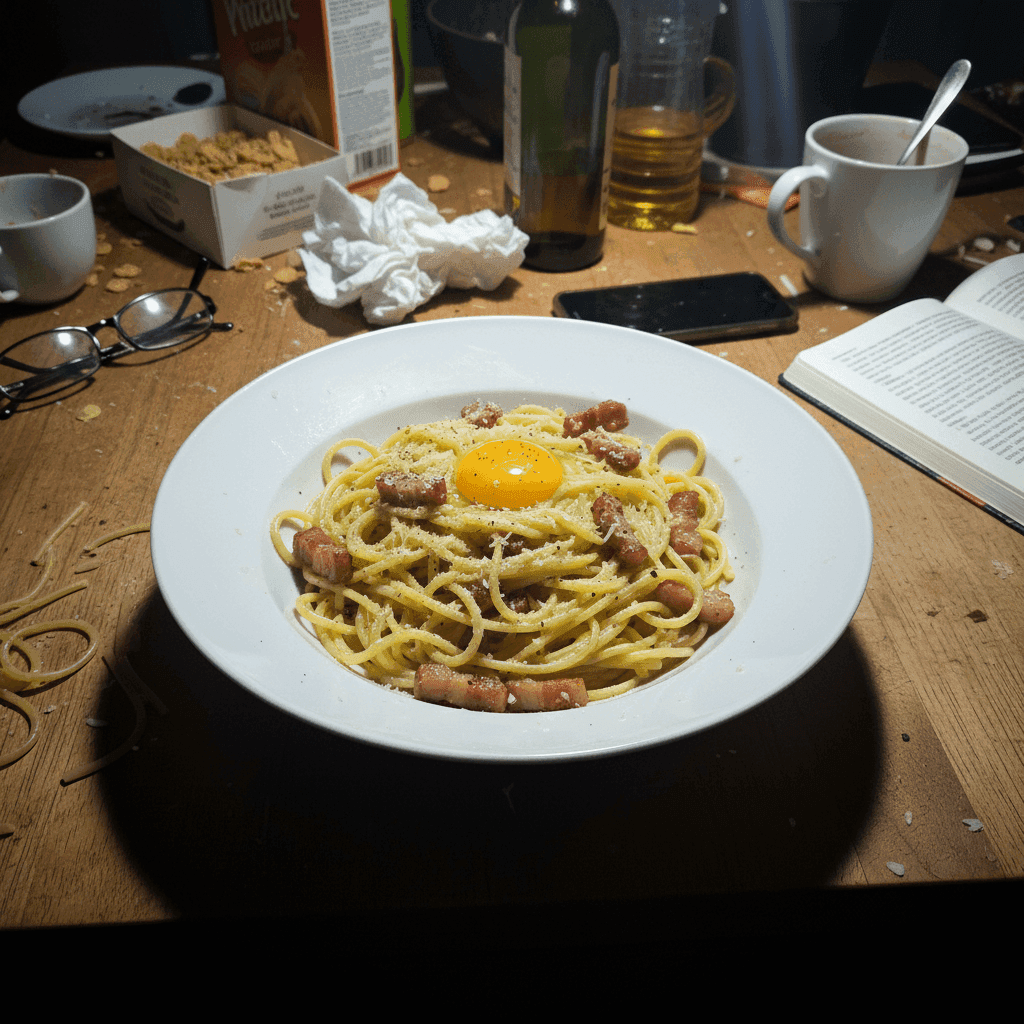 Amateur food photo before AI enhancement