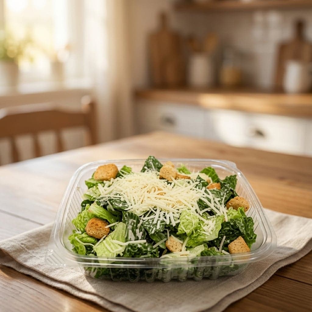 Salad after AI enhancement - professional quality