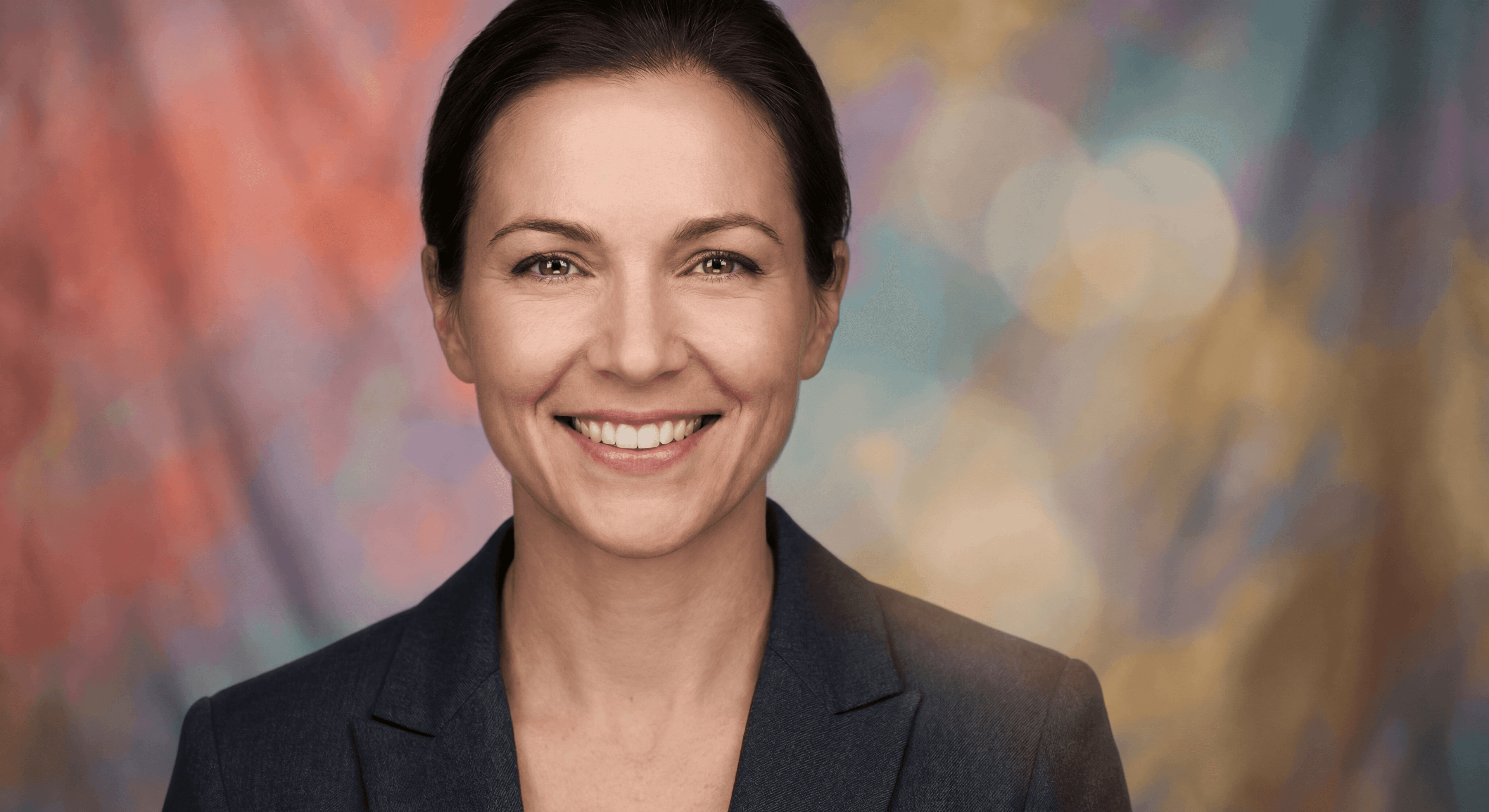 Portrait with artistic background replacement