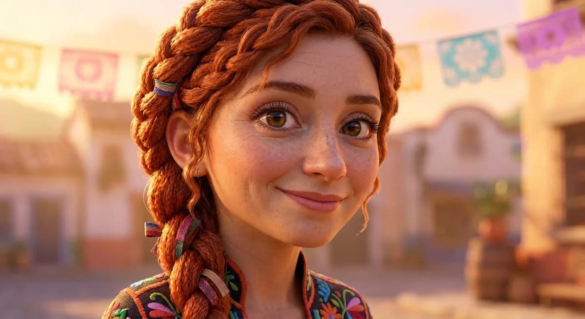 Realistic human version of Pixar character