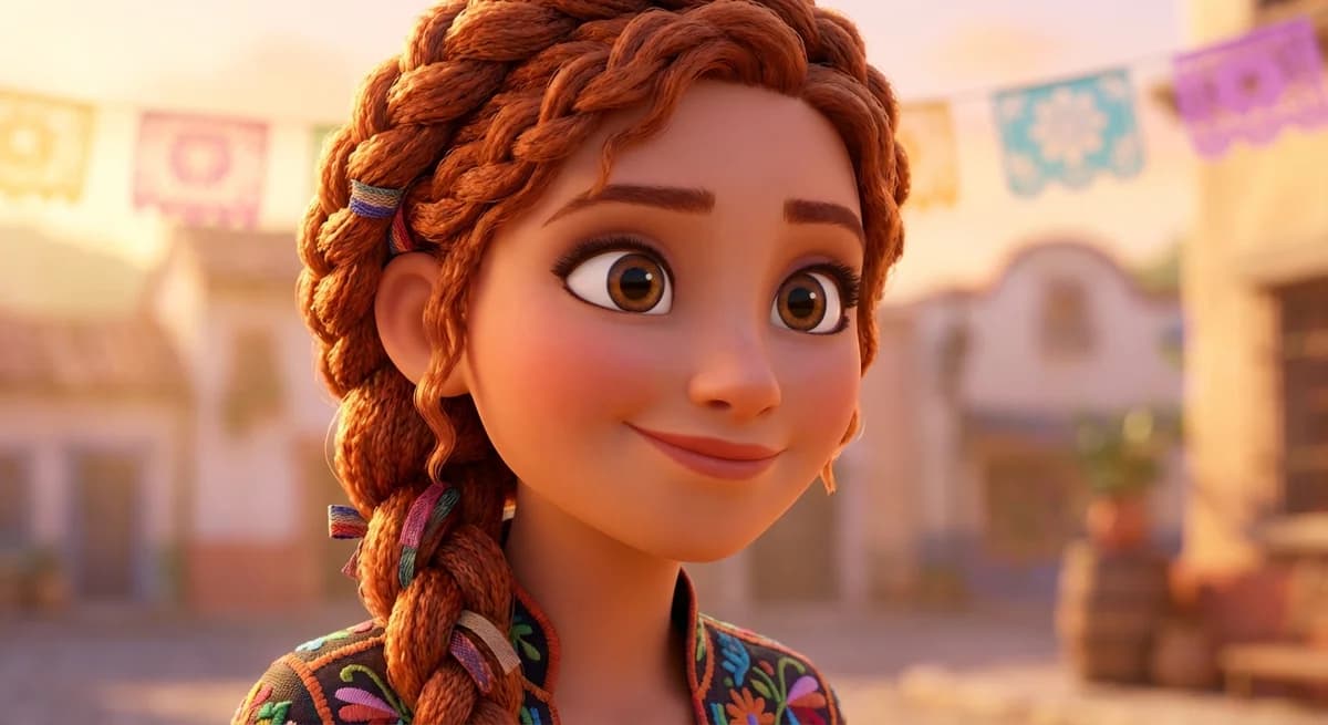 Pixar-style 3D animated character