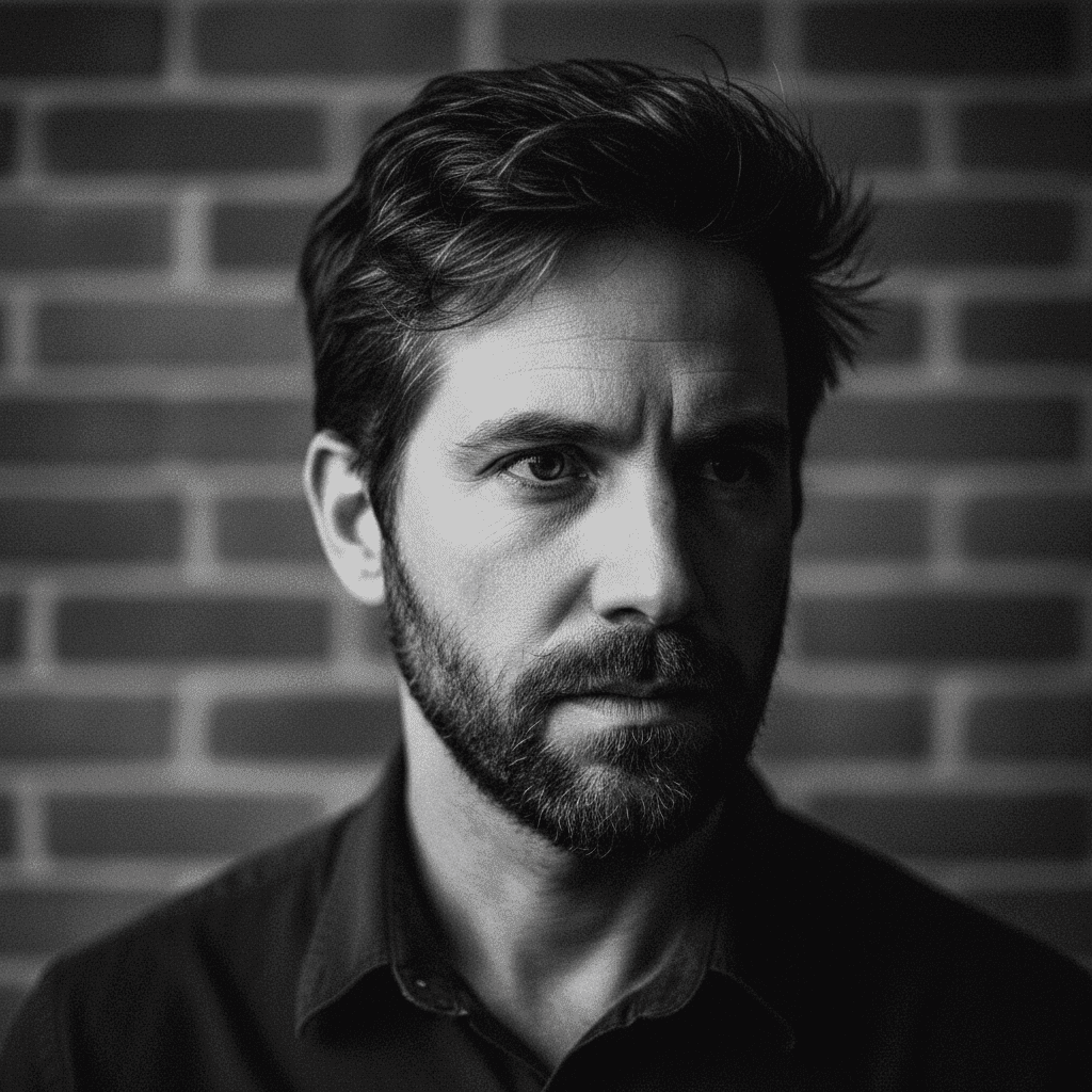 Original photo before horror peephole transformation