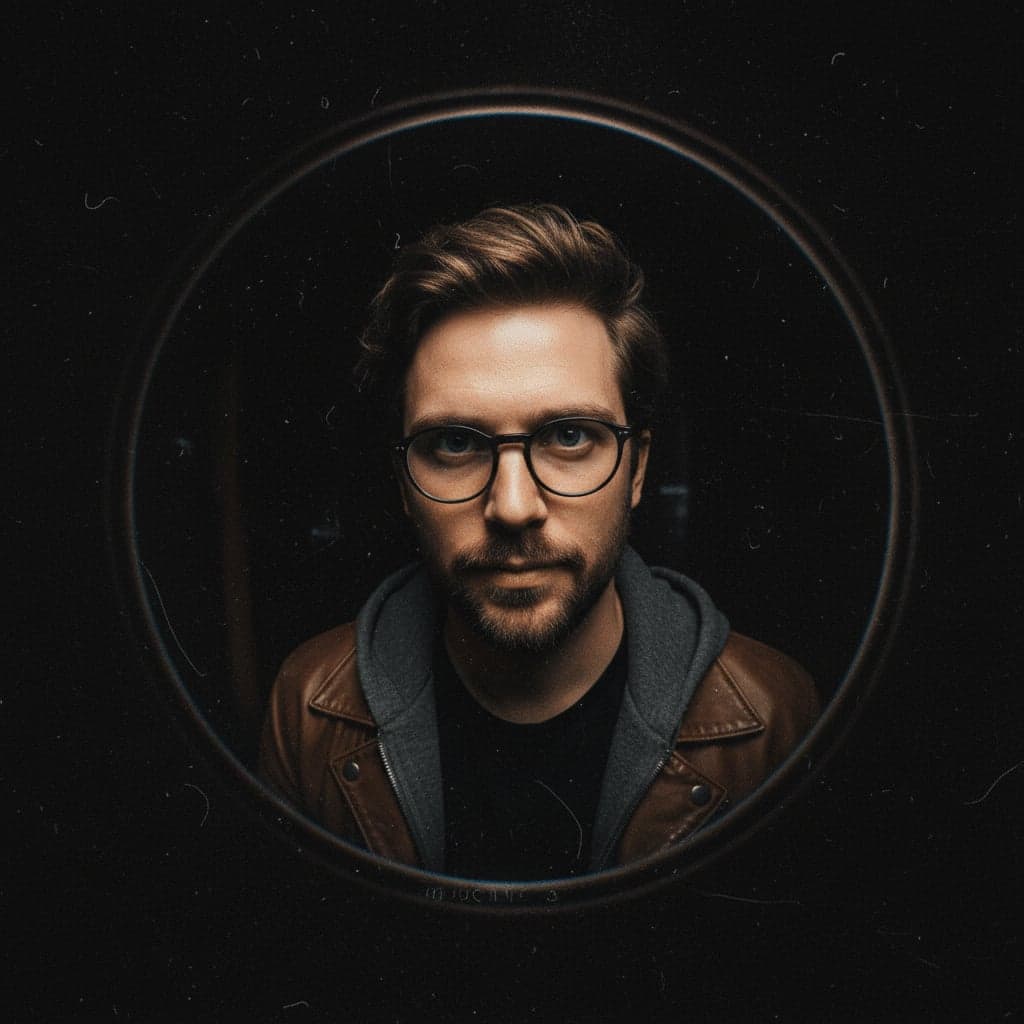 Horror peephole transformation - Game marketing with peephole horror effect