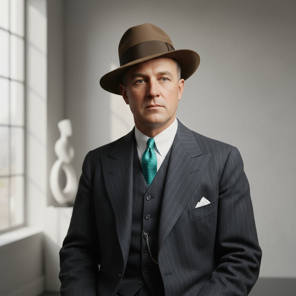 1930s Vintage portrait - After restoration