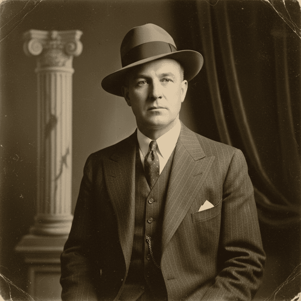 1930s Vintage portrait - Before restoration