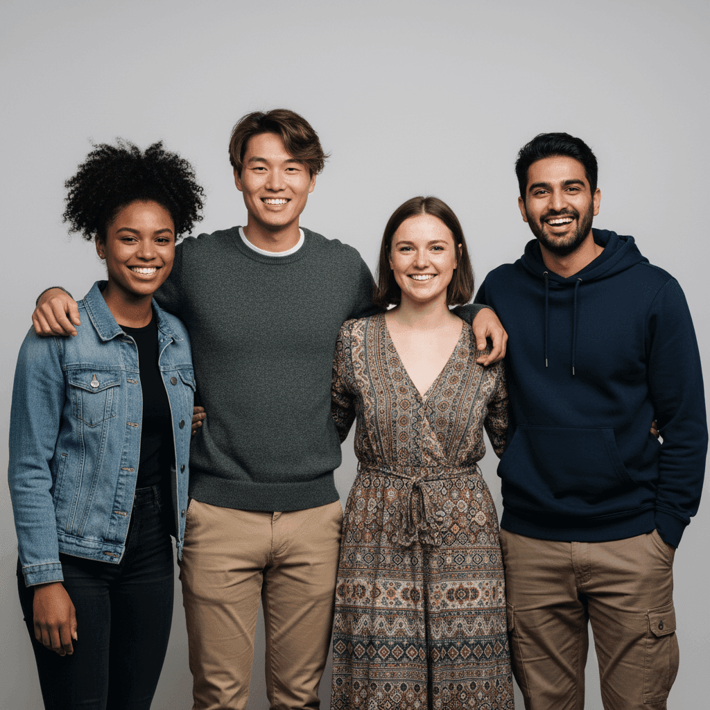 Group Y2K night flash party snapshot - before