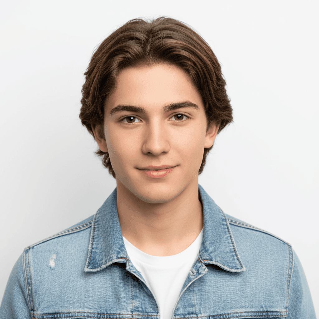 4200K warm flash Y2K street portrait - before