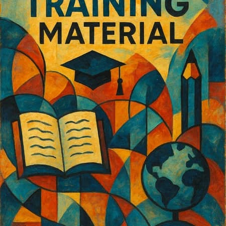 Demo image showing internal training materials created with AI