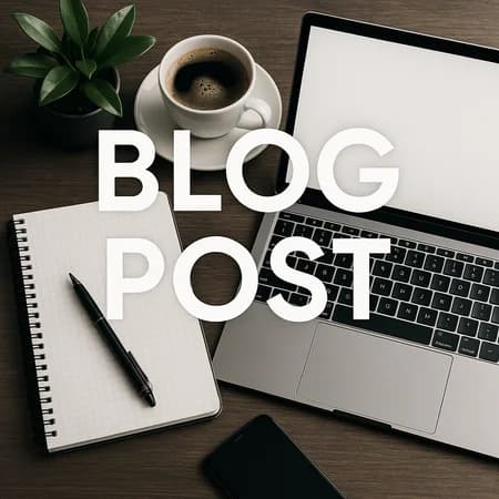 Demo image showing engaging blog post headers created with AI