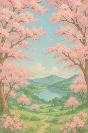 Demo image showing custom phone and desktop wallpapers created with AI