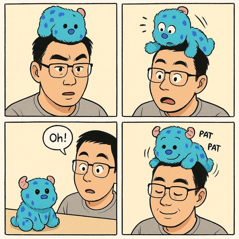 4 Panel Comic style image