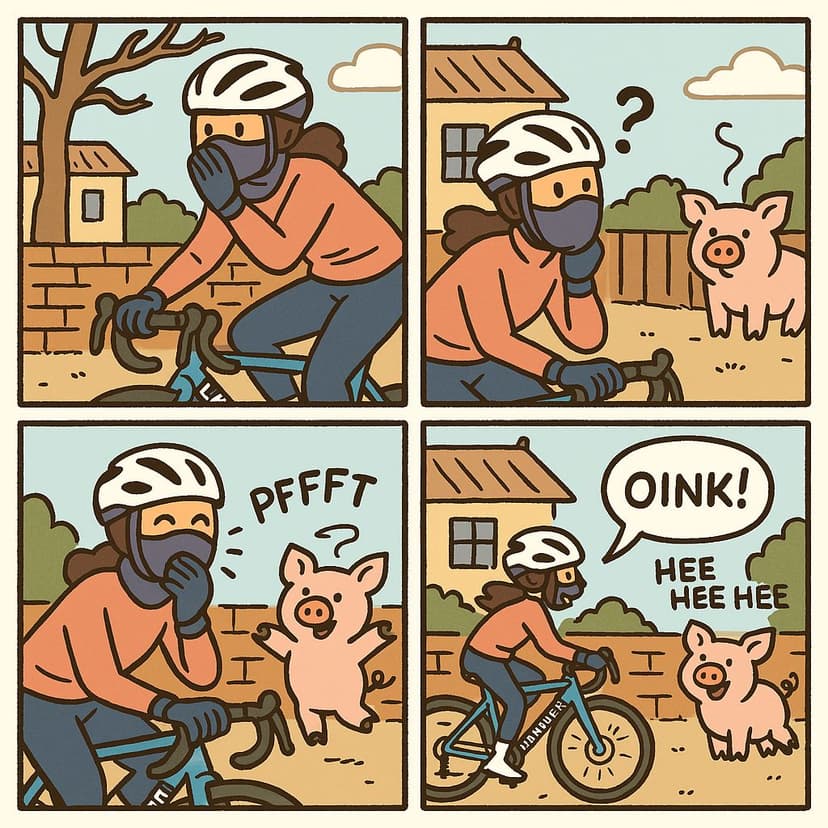 4 Panel Comic style image