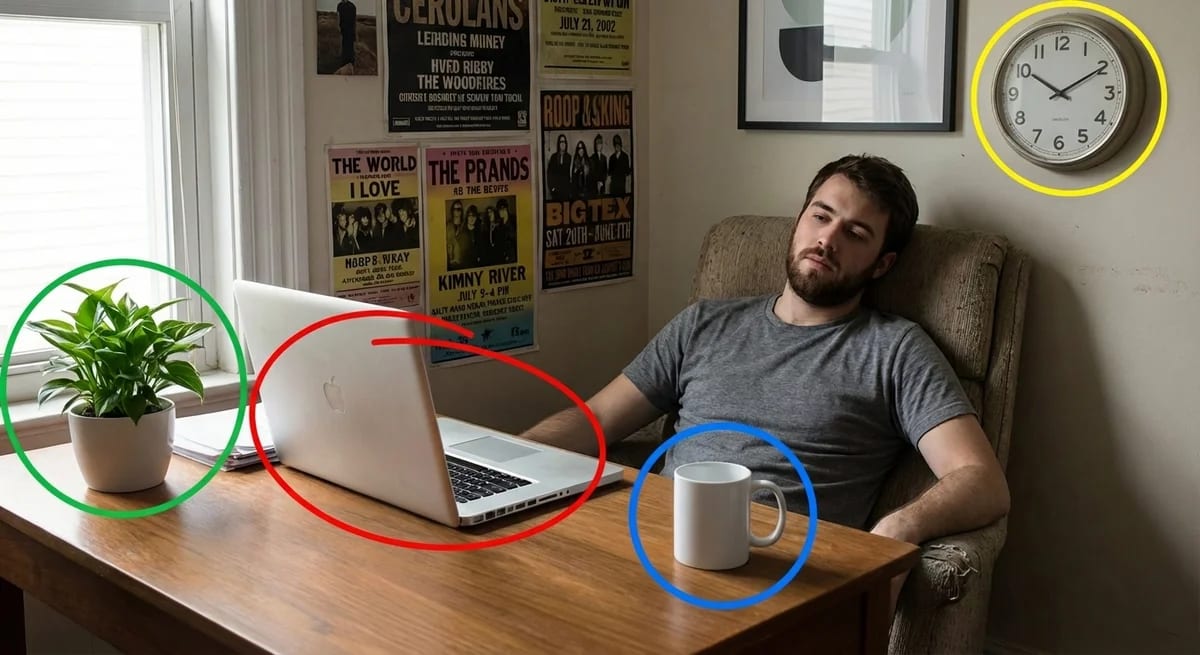 AI Inpainting example showing multi-region circle selection and editing