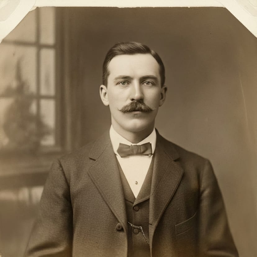 Faded family photo enhancement - 4K upscaled