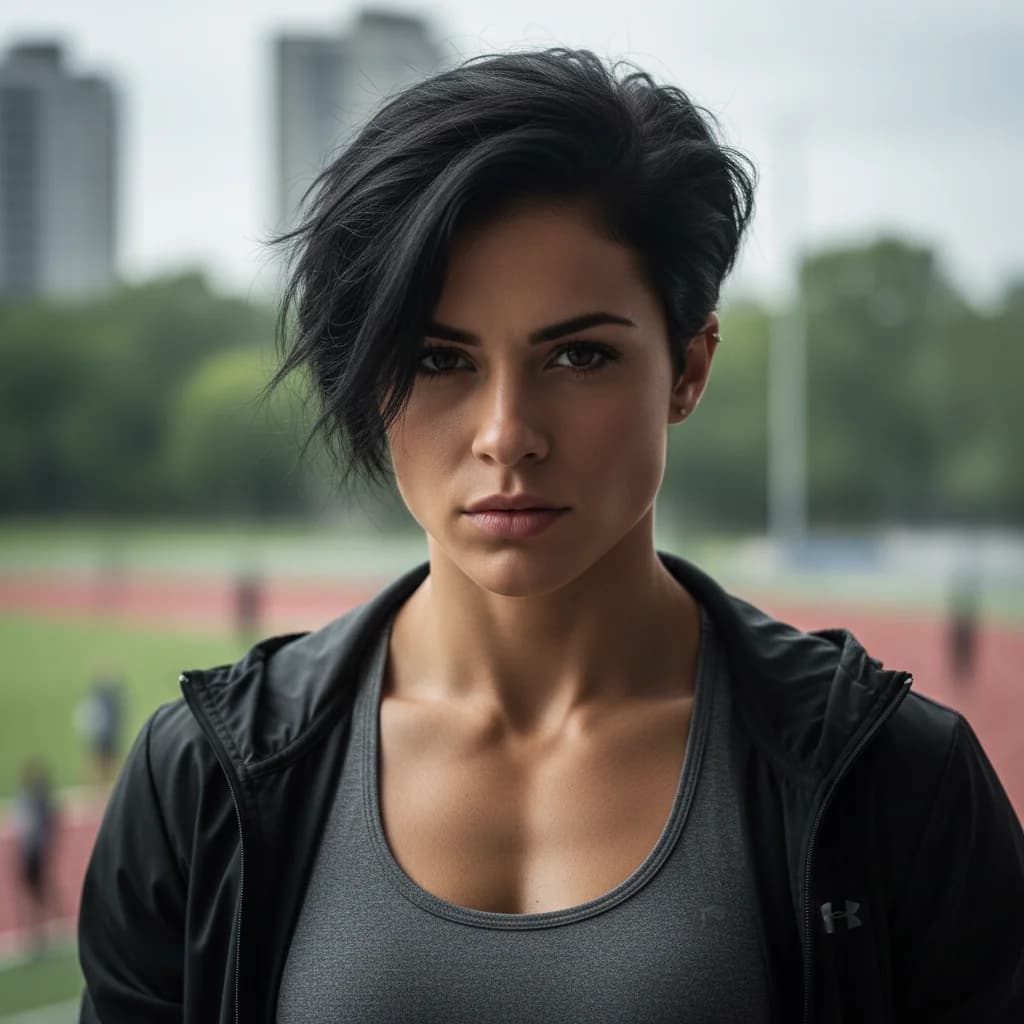 Before - Original photo for Mikasa cosplay