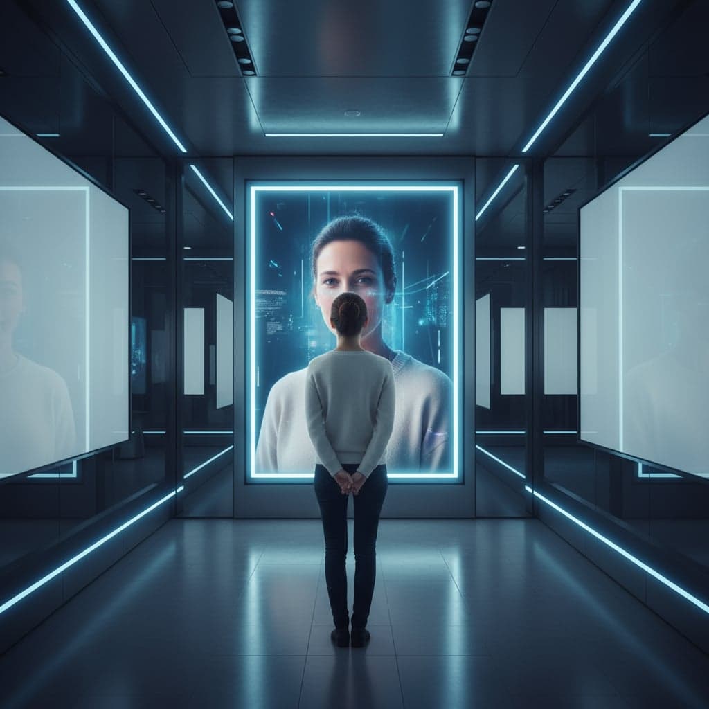 Digital Museum - Futuristic screen display