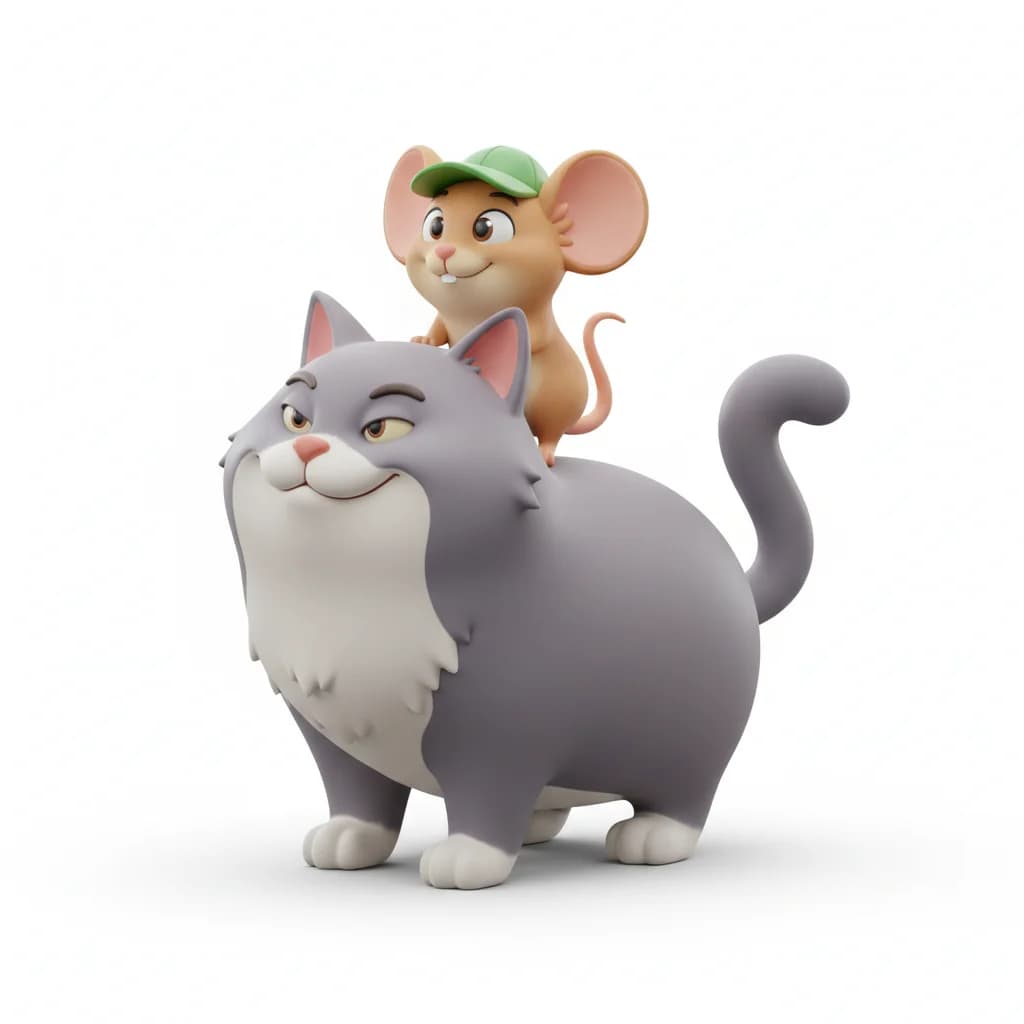 Tom & Jerry - The classic cat and mouse duo