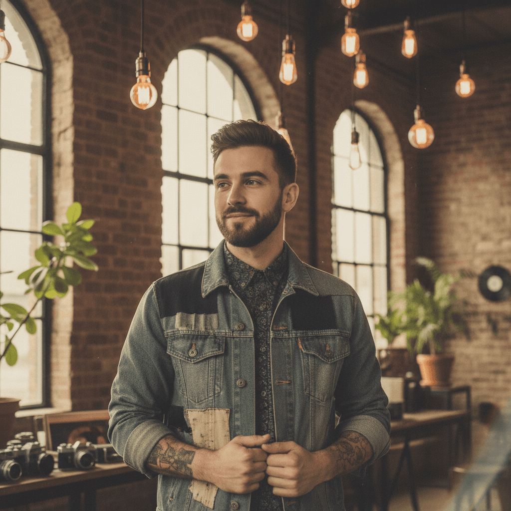 Before Surrounded by Vinyl Records