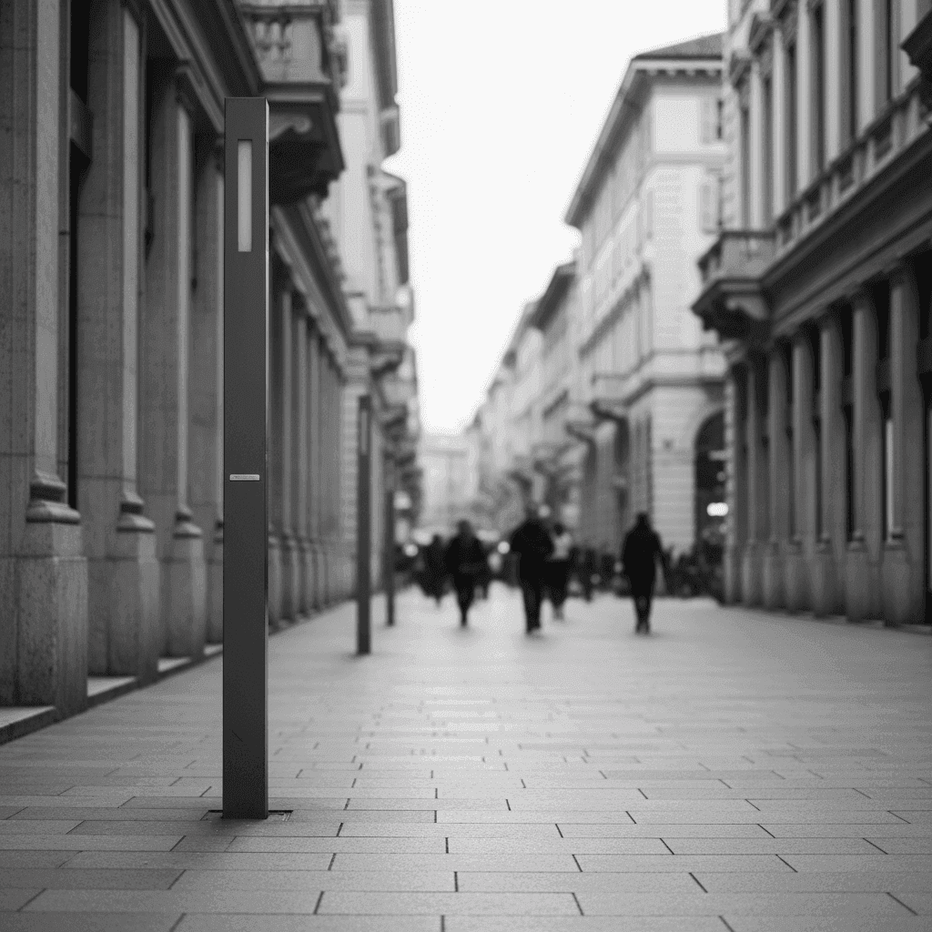 Milan street architecture - Neo-classical facades with clean lines and elegant proportions