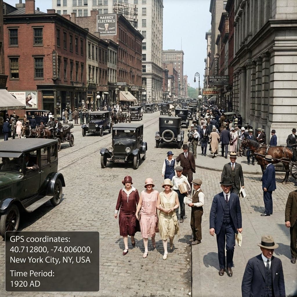 New York in 1920s - Manhattan during the Jazz Age