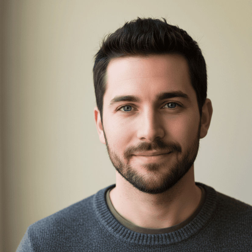 Before GTA filter - Male portrait with neon Ocean Drive background