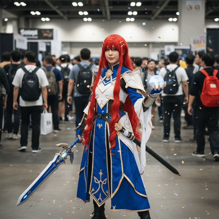 Before GTA filter - Cosplay photo integrated into GTA world