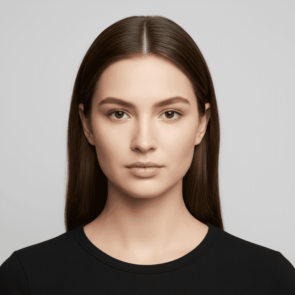 Miniature person standing in palm of hand with realistic lighting and shadows