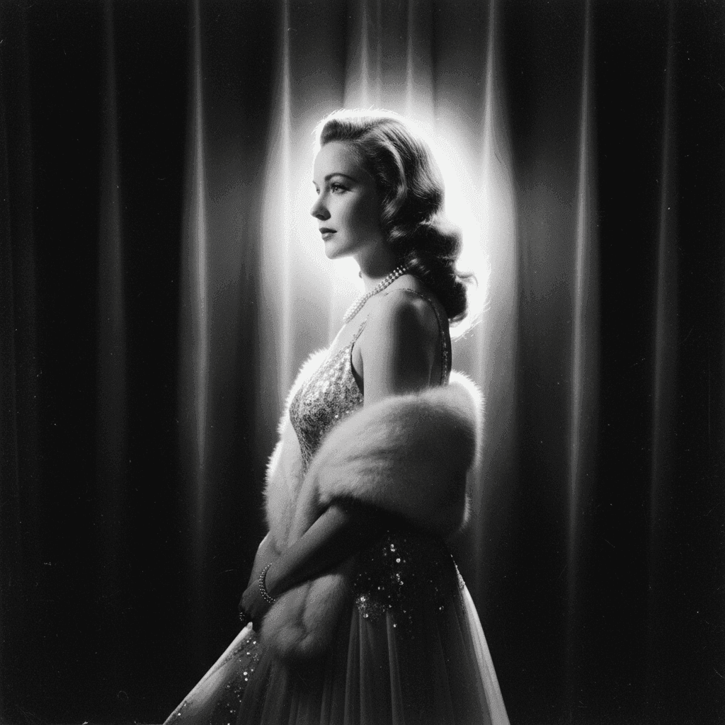 Rim Lighting lighting example - Old Hollywood film noir technique