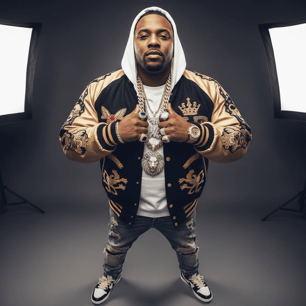 Original portrait before transformation - Hip-Hop