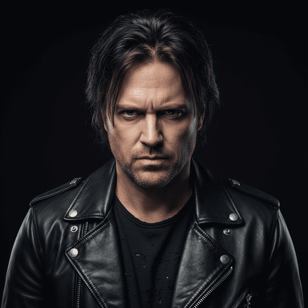 Original portrait before transformation - Rock