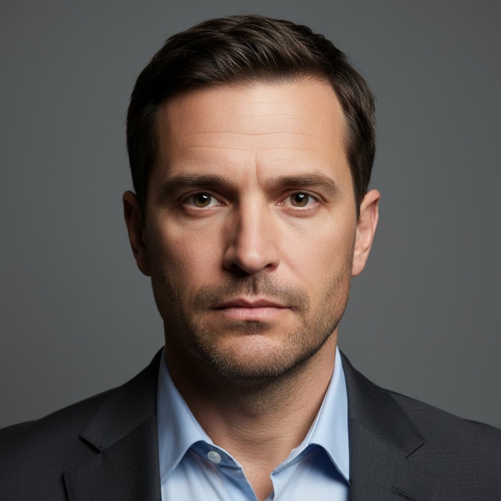 Original photo - Serious expression