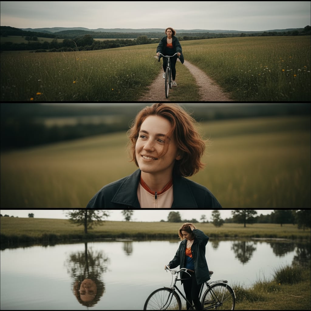Bicycle Meadow - 3-Frame Story