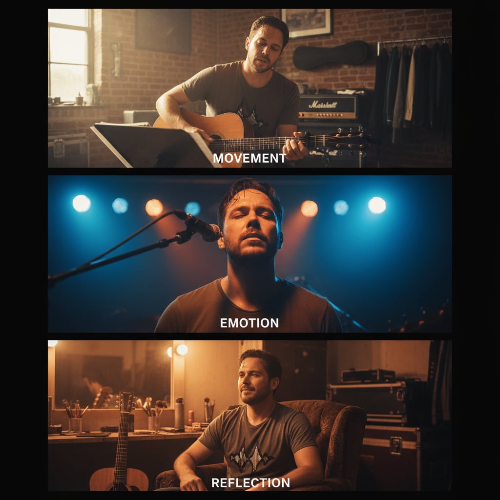 Musician Journey - 3-Frame Story