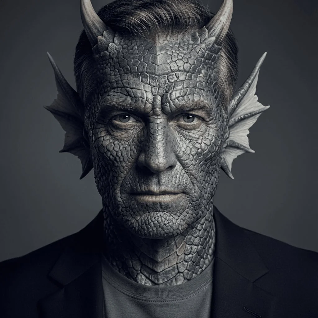 Dragon fursona Realistic style after